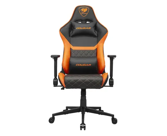 Cumpara Scaun Gaming Cougar Armor One V2 PVC Piele Negru | Portocaliu in Moldova
